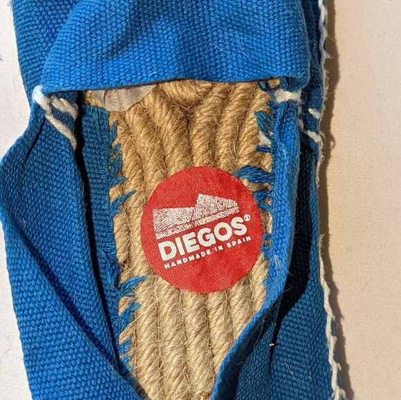🇪🇸Handmade in Spain     Diego Blue Espadrille Flats - Picture 5 of 6
